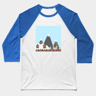 Winter scene Baseball T-Shirt